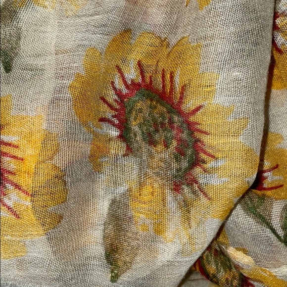 TWO Floral Scarves - Picture 3 of 5